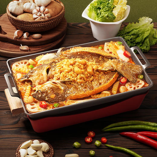 清江烤鱼 | 加热即食 甄选鮰鱼 肉嫩鲜美无细刺 新鲜活鱼制作 海南特色糟粕醋风味 商品图4