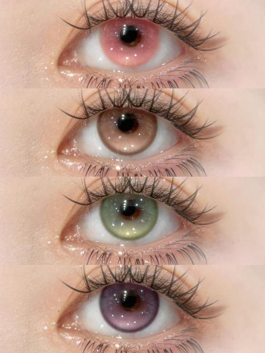 egguncle半年抛 末世沙丘/绯色神域/虚幻国度/柏林女巫 14.5mm cos系列 棕粉紫绿 商品图1