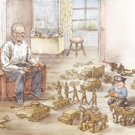 《金羽毛·中国原创绘本·战争中的父与子》（全4册） 商品图5