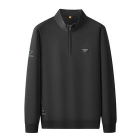 【新款DDP】大依优型大码立领拉链长袖卫衣加肥加大肥佬休闲宽松透气上衣打底男士胖子