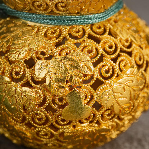 福禄欢喜葫芦挂件【朱炳仁铜 】 商品图4