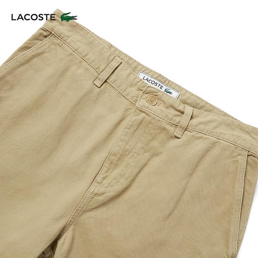 LACOSTE法国鳄鱼男装新款时尚简约休闲工装裤HH3903-10 商品图8