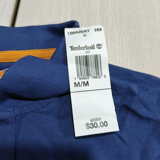 瑕疵Timberland/添柏岚 男士经典透气短袖POLO衫 商品图2