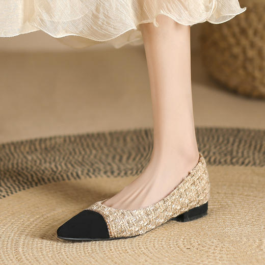 品质好货 | Safiya/索菲娅秋小香风尖头气质高级感单鞋 SF32115722 商品图3