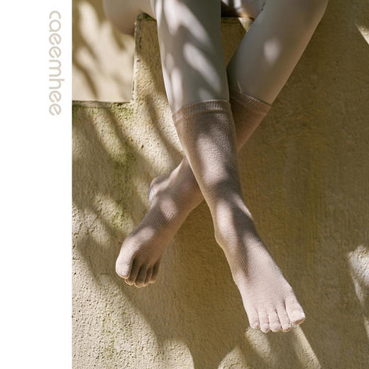 卡益2024秋冬中筒五指瑜伽袜KS4199 商品图3