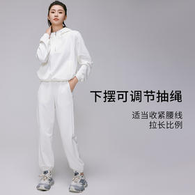 I‘d爱帝毛圈卫衣休闲连帽宽松套头运动外穿套装