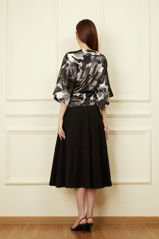 Le Malene 中国风水墨花艺术感上衣 18620 商品图6