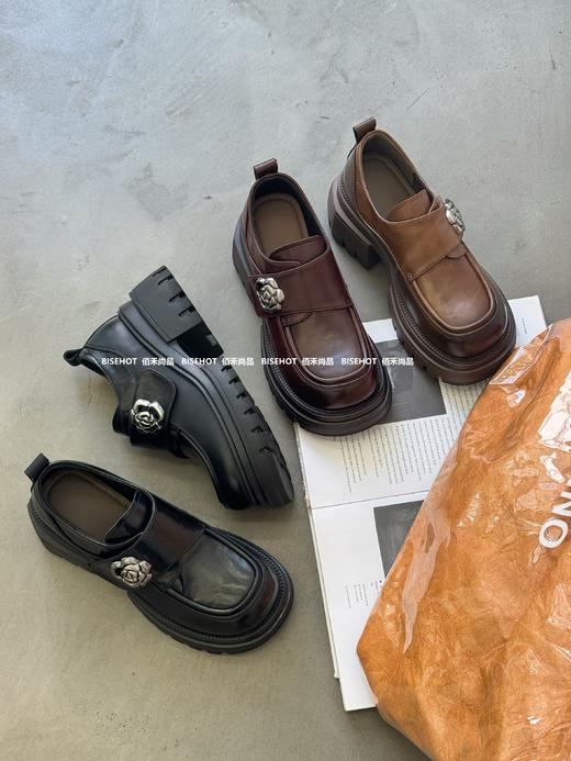 新品女士厚底圆头增高时尚乐福鞋919B43570（W） 商品图0