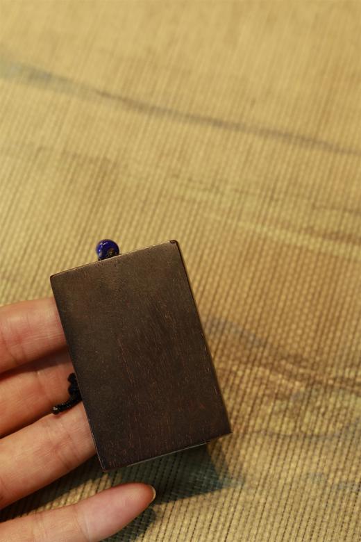 H291Y08°小叶紫檀素挂牌挂件 商品图3