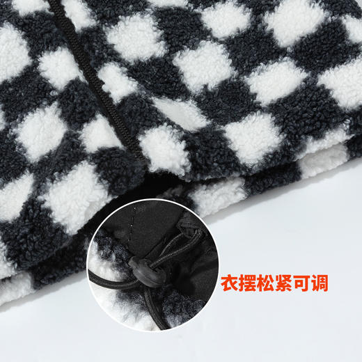 Disney/迪士尼男童加绒夹棉2024秋冬款中大童保暖外套米奇格子潮ZD4DS004 商品图7