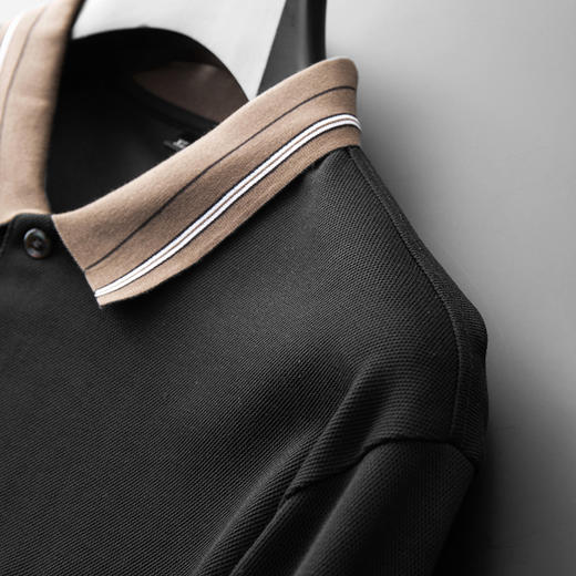 【新款DDA】大依优型大码长袖Polo衫翻领加肥加大肥佬休闲商务宽松透气上衣打底 商品图12