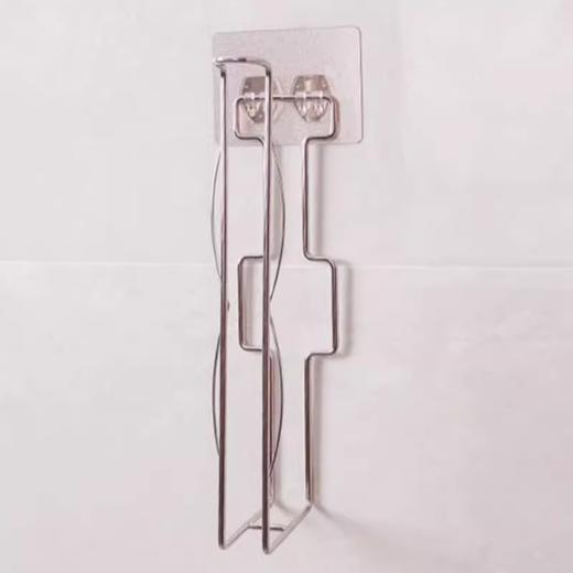 【清仓特惠4.5折】奇丽屋免打孔强力粘钩多用途挂钩毛巾架壁挂式直横两用厨房纸巾架【不支持补差，非质量问题不退不换】S 商品图2