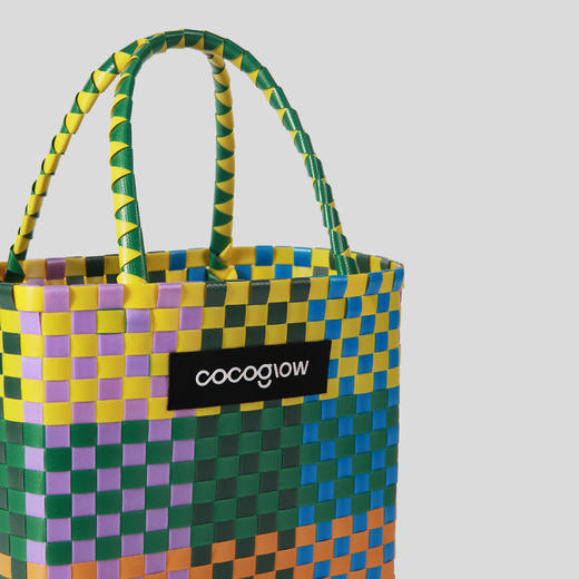 cocoglow · AUTUMN SHINE 秋日暖阳系列原创手工工艺编织菜篮子中号/大号 商品图2