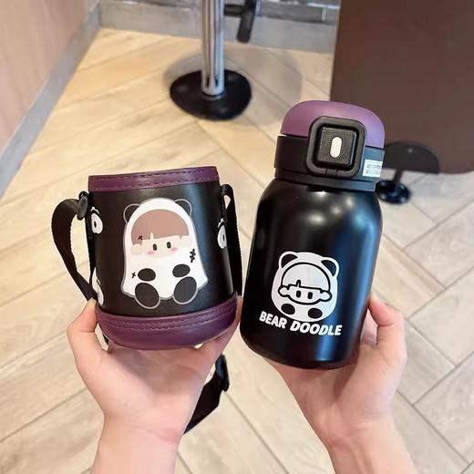 萌宝布套吸管保温杯500ml（240855） 商品图4