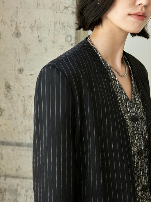 提气显瘦色织条纹西装外套FCE3SUT176 商品图8