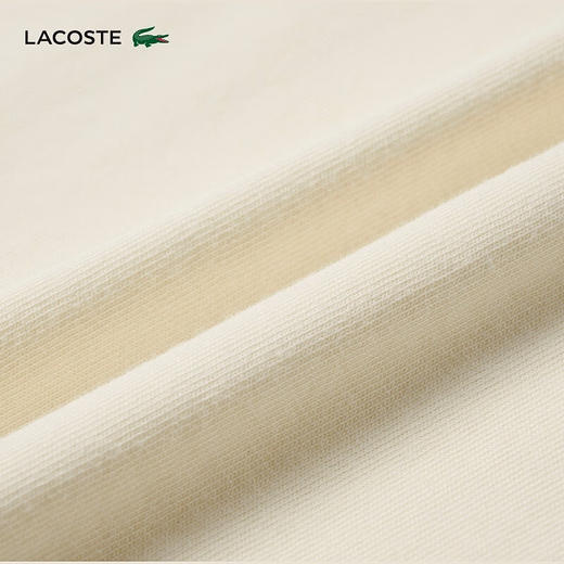 LACOSTE法国鳄鱼女装新款纯棉纯色宽松简约休闲短袖T恤TF4122-10 商品图5