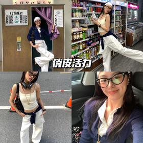 新品上身 | 阳光惬意，活力四溢的撞色假两件开衫！