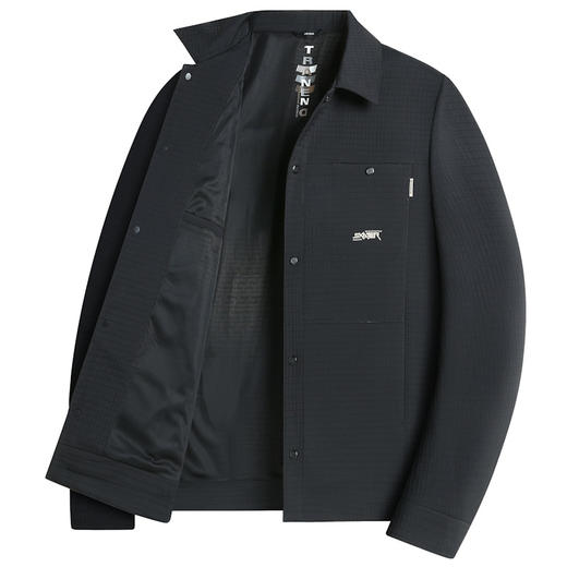 【DLS】大依优型大码翻领夹克外套加肥加大肥佬休闲上衣男士胖子 商品图1