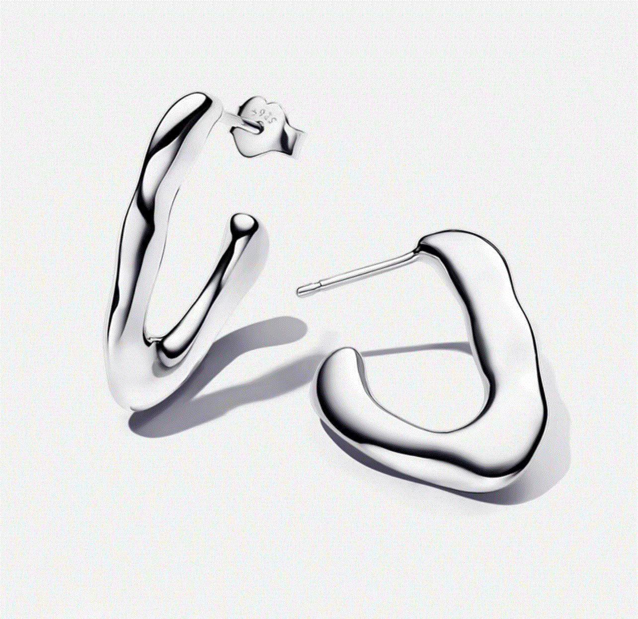 百货世界-潘多拉天性V形开口耳环