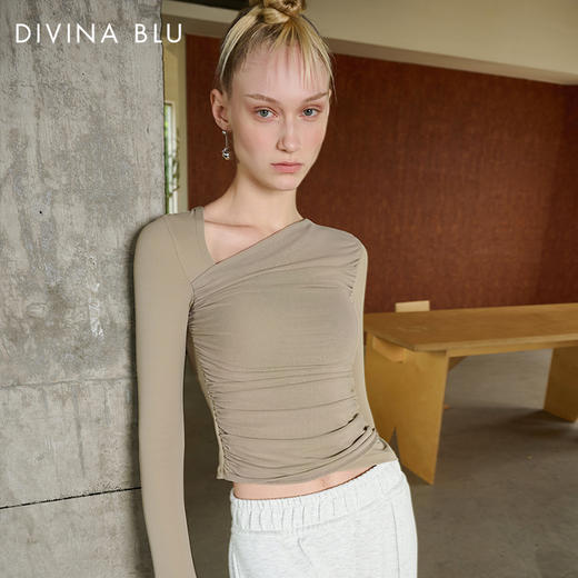 DIVINA BLU都灵系列 迪唯纳斜肩长袖79 商品图1