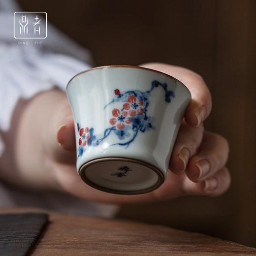 问鼎鼎者青花马蹄杯(芭蕉小鱼)马蹄杯(红莲)马蹄杯（牡丹）马蹄杯(迎春花)（缺货） 商品图3