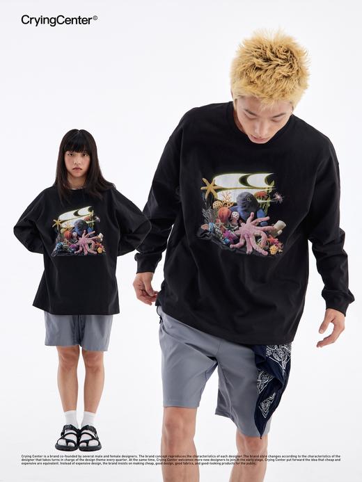 CryingCenter 水族馆公仔长袖T恤 哭喊中心 商品图1