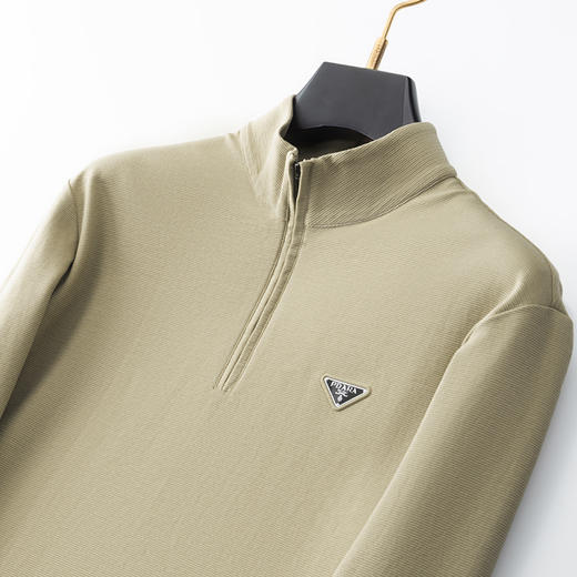 【新款DDP】大依优型大码立领拉链长袖卫衣加肥加大肥佬休闲宽松透气上衣打底男士胖子 商品图9