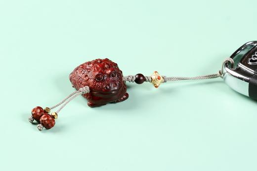 GJXJ0139°福蟾/金蟾紫檀挂件 商品图3