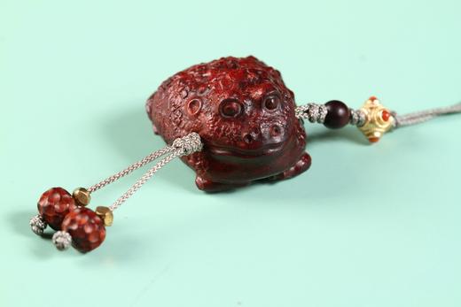 GJXJ0139°福蟾/金蟾紫檀挂件 商品图2