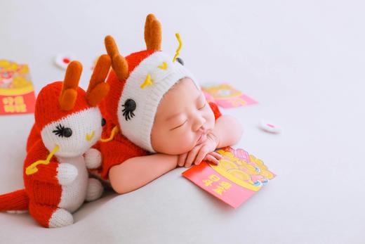 【0元免费上门拍】成都玛瑞莎|0-30天宝宝新生/满月照！送4张精修底片+2套造型+7寸相框，市区内可免费上门拍！ 商品图1