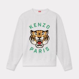 KENZO 套头卫衣男  FE68SW1064MF-93A PALE GREY.