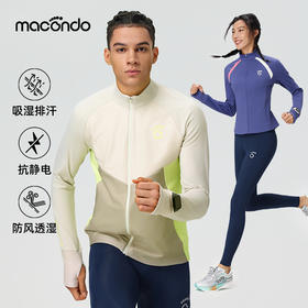 春秋马孔多 男子防风加绒外套5代  防风透湿 吸湿排汗 抗静电 撞色运动风 手表孔  拉链兜 领口防磨