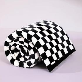 棋盘格牛奶绒毛毯格子珊瑚绒毛毯简约空调毯保暖盖毯午休毯子批发