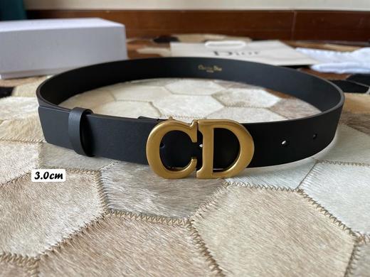 迪奥女款2.0cm/3.0cm腰带双面原版牛皮配CD标志性扣头复古扣/亮面扣（CB） 商品图2
