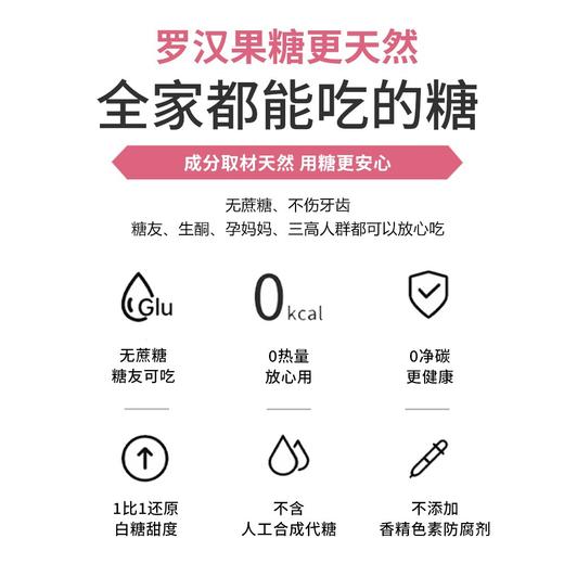 Dewi黛维生酮罗汉果糖零凈碳零卡赤藓糖醇代糖优于甜菊木糖醇Monkfruit Sugar 商品图1