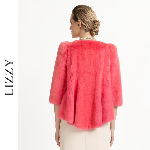 LIZZY冬季优雅*风水貂裘皮大衣外套女上衣6047 商品图3