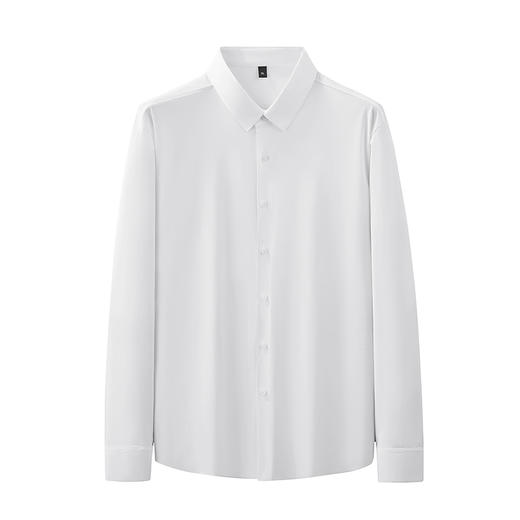 【新款DDY】大依优型大码长袖衬衫加肥加大男装弹力免烫大号大码衬衣男士胖子上衣 商品图4