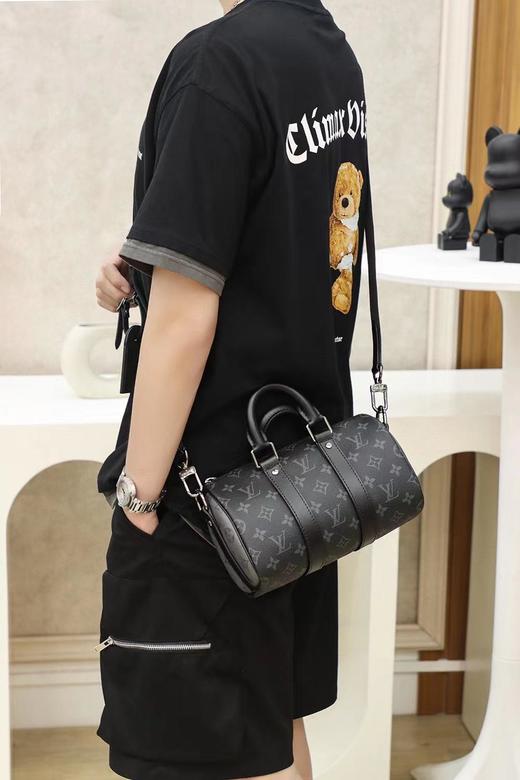 驴家KeepallCity25#M46271#黑色老花手袋旅行袋包包（CB） 商品图8