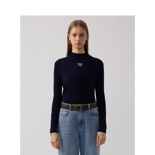 Teenie Weenie小熊字母毛衣女冬季毛衫TTKW244T04P 商品图1