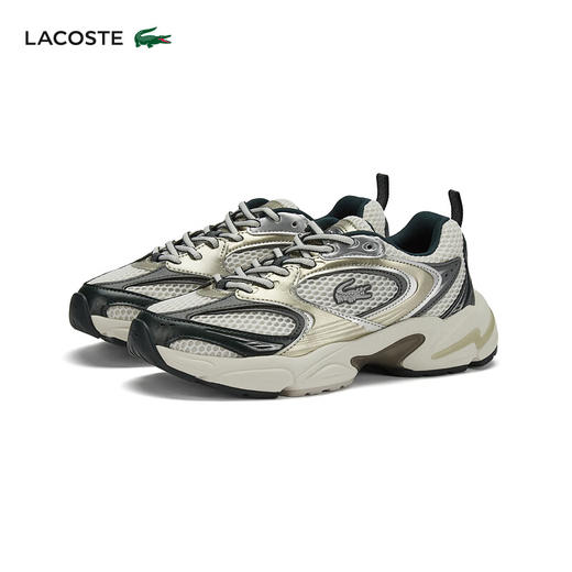 【海南专供价】LACOSTE【王一博同款】法国鳄鱼女鞋新款潮流运动老爹鞋48SFA0066 商品图4