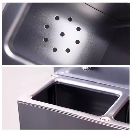 奇丽屋筷子刀具收纳架壁挂式置物架收纳盒家用厨房不锈钢筷子筒 商品图3