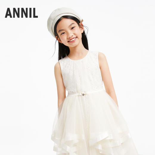 女童闪耀网纱公主礼裙新款安奈儿童装实体店同款AG433634 商品图0