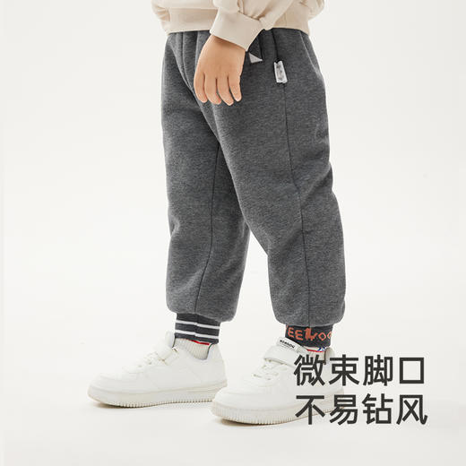 【商场同款】英氏女童裤子秋冬夹棉休闲裤男童长裤保暖裤新款 商品图4