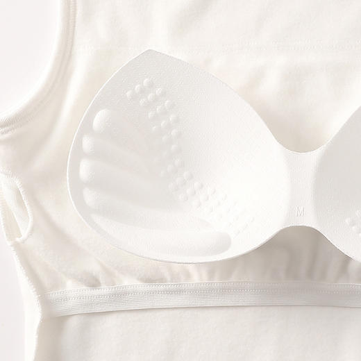 【轻松无压一整天！带胸垫保暖背心】罩杯一体，免穿文胸，舒适/聚拢/防震/防走光/不跑杯，扔掉Bra无包裹，内置杯垫不尴尬，加绒加厚内搭半高领无袖家居服，高级可外穿马甲女L 商品图2