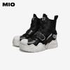 MIO米奥冬季酷趣熔岩厚底高帮鞋小众设计靴子百搭休闲鞋子女M245695353 商品缩略图2
