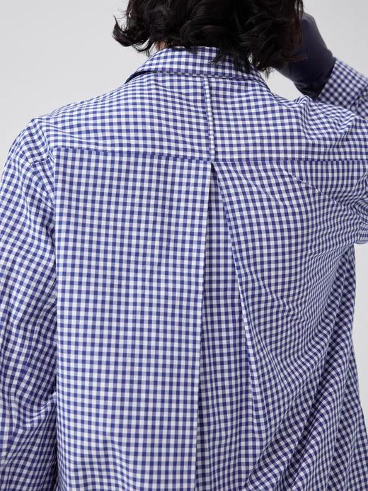 Simple Project/Y24160/不对称格纹编织衬衫 商品图2