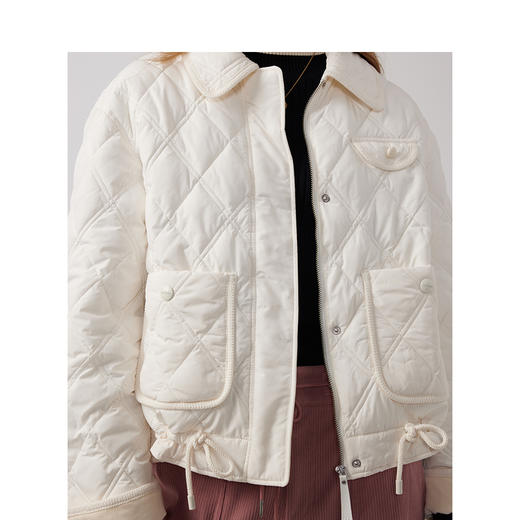 TeenieWeenie小熊简约棉服女冬季外套TTJP244T06T 商品图3