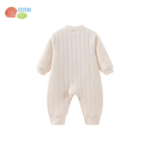 贝贝怡婴幼儿连体衣春秋保暖冬季夹棉新生儿男女宝哈衣爬服ZB4DL054 商品图8