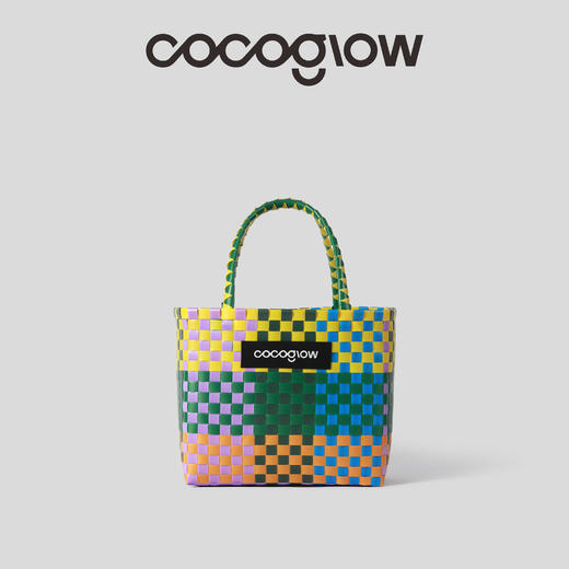 cocoglow · AUTUMN SHINE 秋日暖阳系列原创手工工艺编织菜篮子中号/大号 商品图0