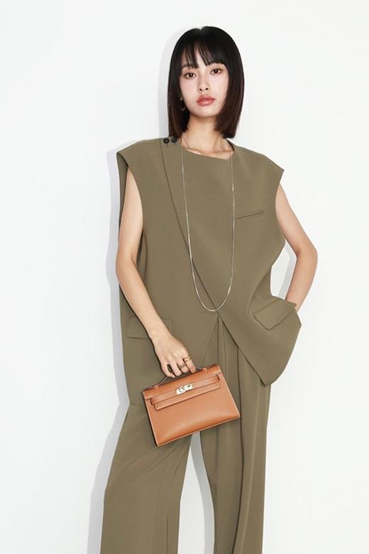 Kai & Kiera 极简不对称西装马甲长裤套装 18699 商品图5